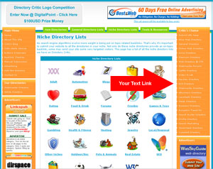 Critic's Choice text link