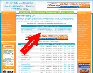 Featured text link
